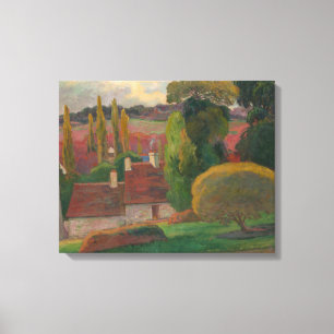 Paul Gauguin - A Farm in Brittany Canvas Print