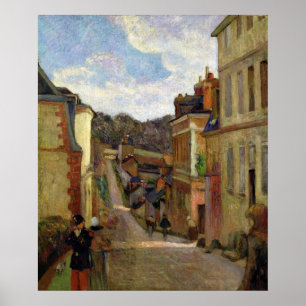 Paul Gauguin A Suburban Street, 1884 Poster