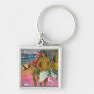 Paul Gauguin   A Walk by the Sea, 1902 Key Ring