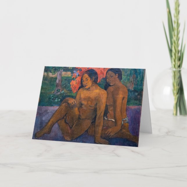 Paul Gauguin - And the Gold of Their Bodies Card (Front)