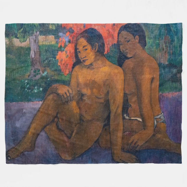 Paul Gauguin - And the Gold of Their Bodies Fleece Blanket (Front (Horizontal))