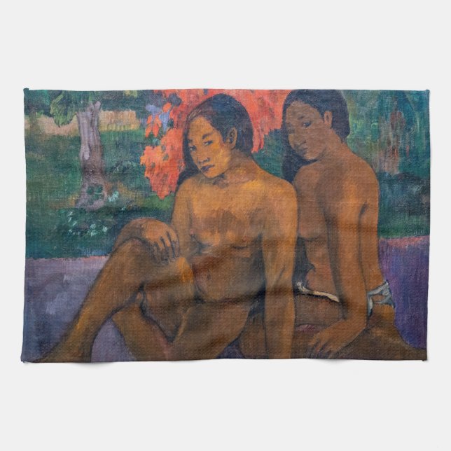 Paul Gauguin - And the Gold of Their Bodies Tea Towel (Horizontal)