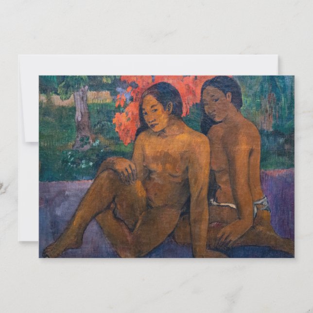 Paul Gauguin - And the Gold of Their Bodies Thank You Card (Front)