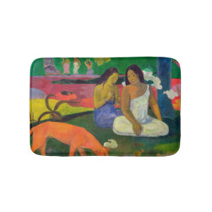 Paul Gauguin   Arearea (The Red Dog), 1892 Bath Mat