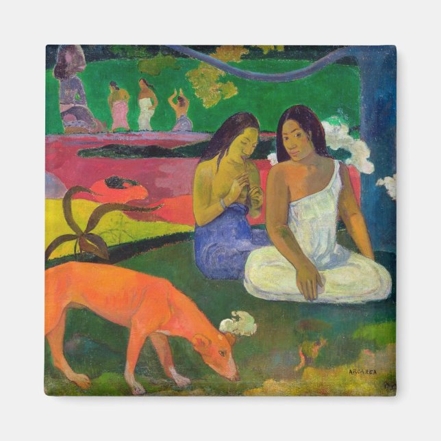 Paul Gauguin | Arearea (The Red Dog), 1892 Magnet (Front)
