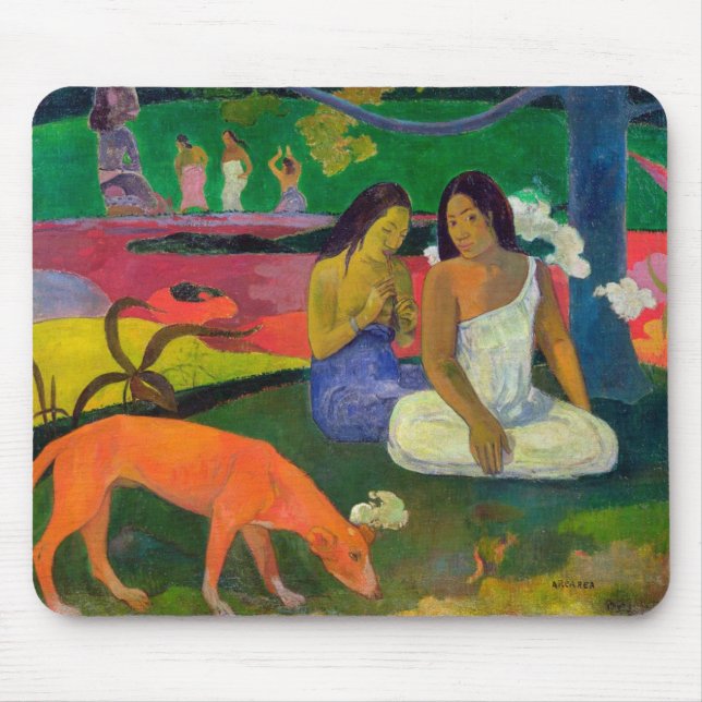 Paul Gauguin | Arearea (The Red Dog), 1892 Mouse Mat (Front)