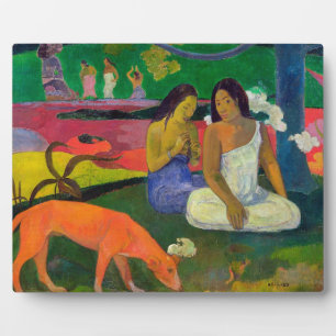 Paul Gauguin   Arearea (The Red Dog), 1892 Plaque