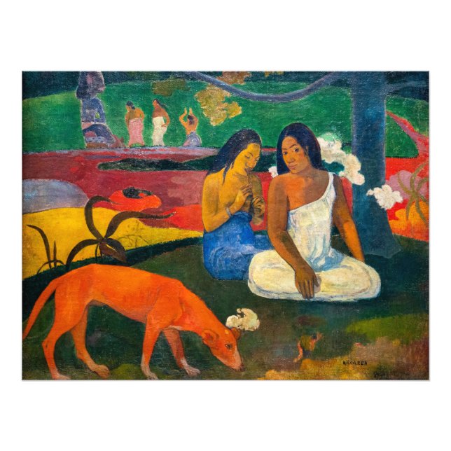 Paul Gauguin - Arearea / The Red Dog Photo Print (Front)