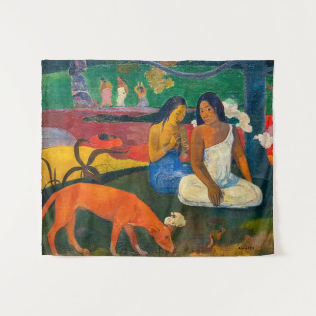 Paul Gauguin - Arearea / The Red Dog Tapestry (Front (Horizontal))