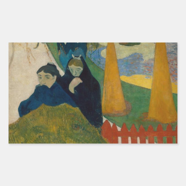 Paul Gauguin - Arlesiennes Rectangular Sticker (Front)