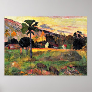 Paul Gauguin art: Come Here, painting by Gauguin Poster