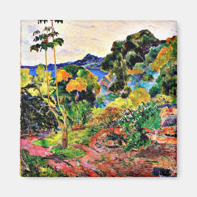 Paul Gauguin art: Martinique Landscape Magnet (Front)