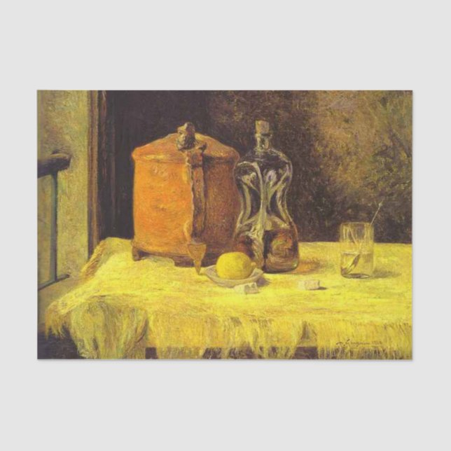 Paul Gauguin, "At the Window" Painting Tissue Paper (Front)