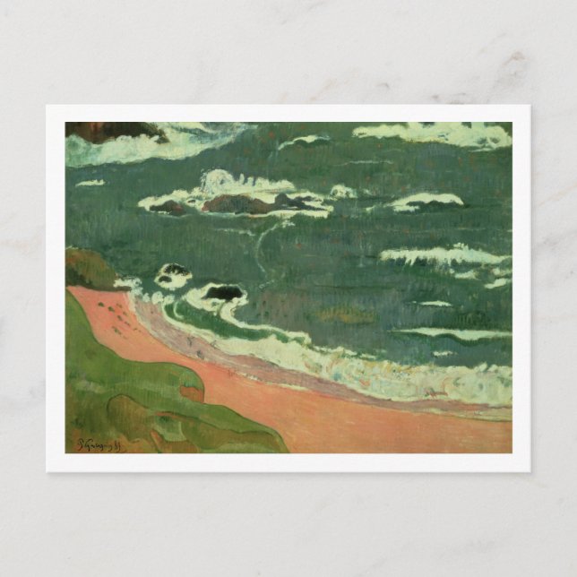 Paul Gauguin | Beach at Le Pouldu, 1889 Postcard (Front)