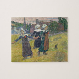 Paul Gauguin   Breton Girls Dancing, Pont-Aven, 18 Jigsaw Puzzle