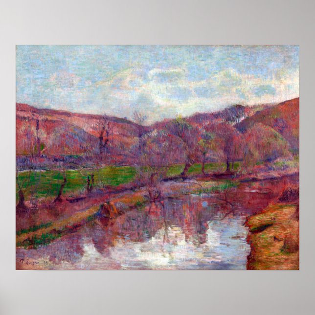 Paul Gauguin Brittany Landscape Poster (Front)