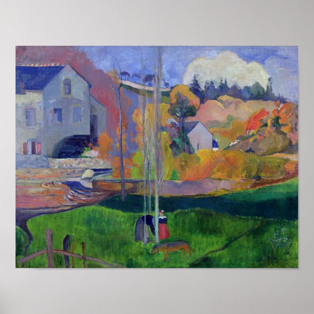 Paul Gauguin | Brittany Landscape: the David Mill, Poster (Front)