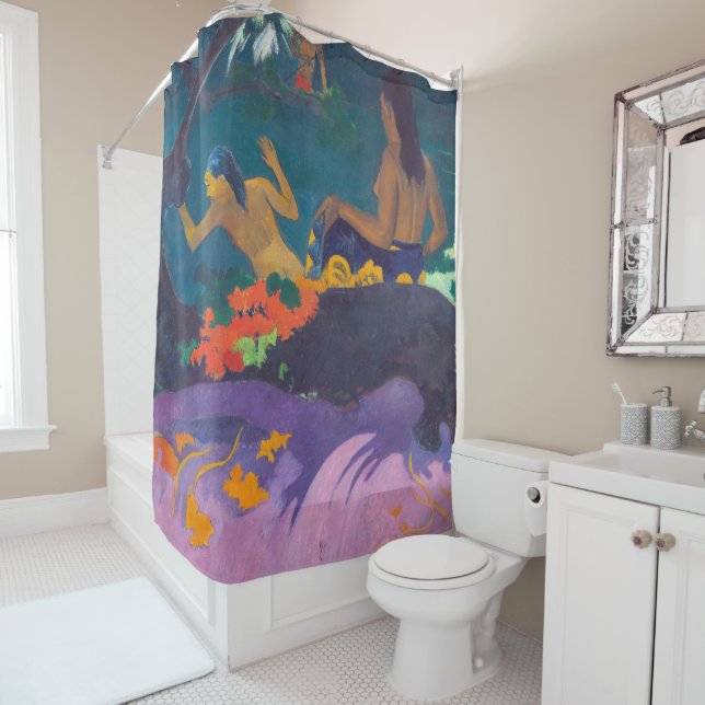 Paul Gauguin - By the Sea / Fatata te Miti Shower Curtain (In Situ)