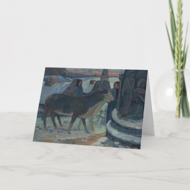Paul Gauguin - Christmas Night Holiday Card (Front)