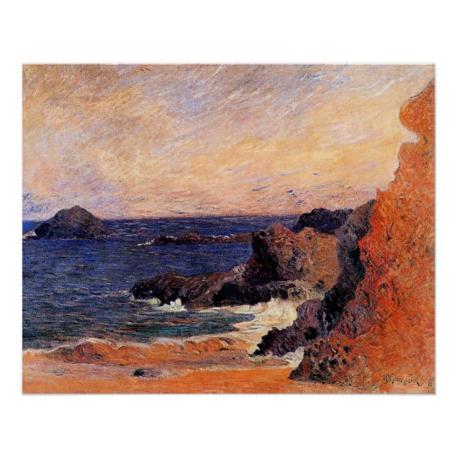 Paul Gauguin - Coastal Landscape, fine art, Poster (Front)