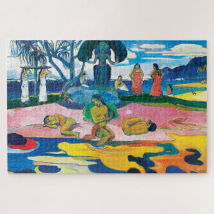 Paul Gauguin Day of the God (Mahana no atua) Art Jigsaw Puzzle
