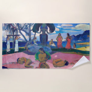 Paul Gauguin - Day of the God / Mahana no atua Beach Towel