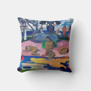 Paul Gauguin - Day of the God / Mahana no atua Cushion
