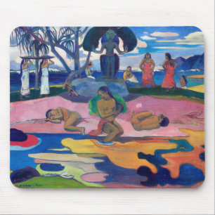 Paul Gauguin - Day of the God / Mahana no atua Mouse Mat