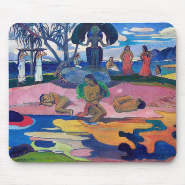 Paul Gauguin - Day of the God / Mahana no atua Mouse Mat (Front)