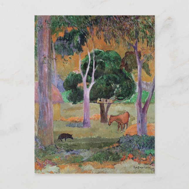 Paul Gauguin | Dominican Landscape or Landscape wi Postcard (Front)