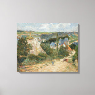 Paul Gauguin - Entrance to the Village of Osny Canvas Print