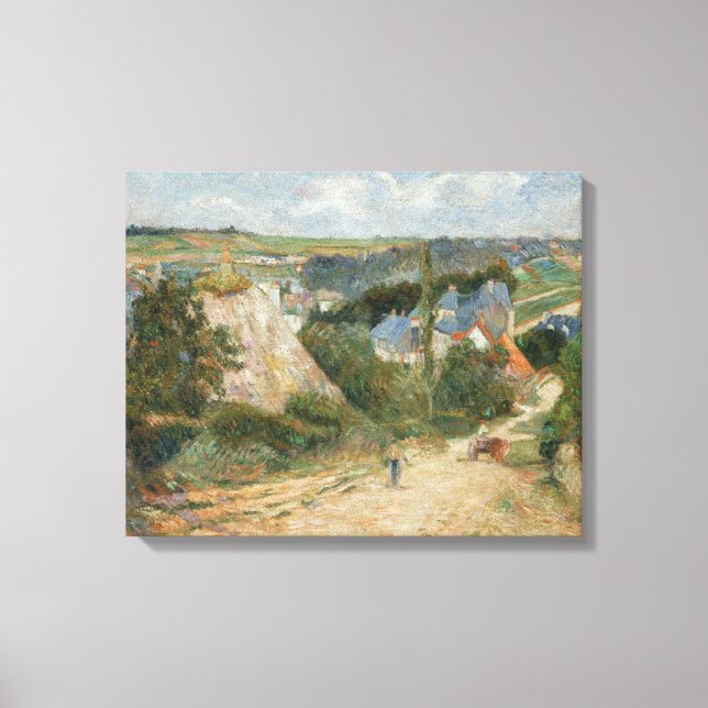 Paul Gauguin - Entrance to the Village of Osny Canvas Print (Front)