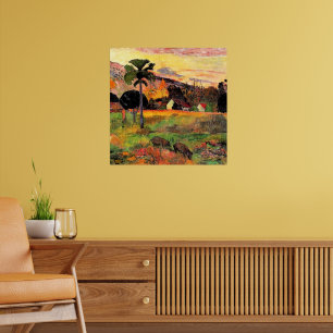 Paul Gauguin famous painting, Come Here, Poster