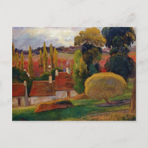 Paul Gauguin- Farm in Brittany Postcard