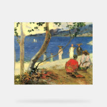 Paul Gauguin Fruit carriers at Turin Cove, or Seas