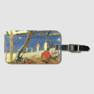 Paul Gauguin Fruit carriers at Turin Cove, or Seas Luggage Tag