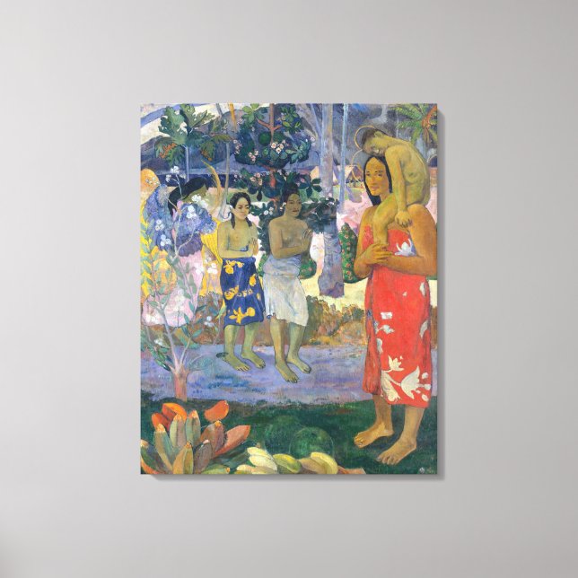 Paul Gauguin - Hail Mary / Ia Orana Maria Canvas Print (Front)