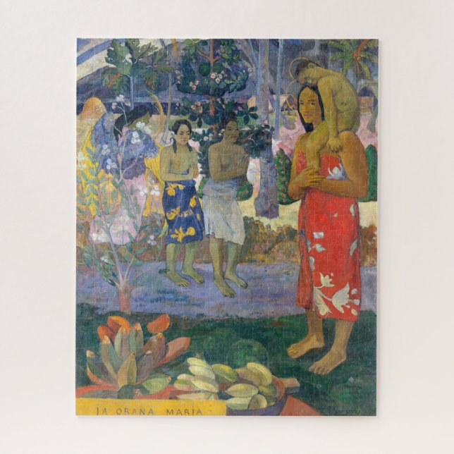 Paul Gauguin - Hail Mary / Ia Orana Maria Jigsaw Puzzle (Vertical)