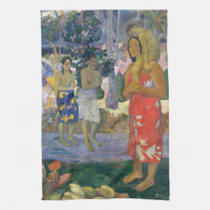 Paul Gauguin - Hail Mary / Ia Orana Maria Tea Towel