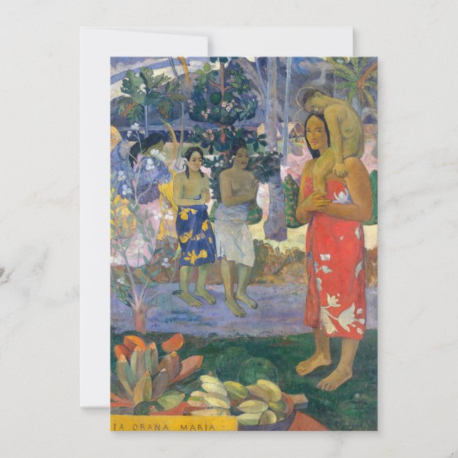 Paul Gauguin - Hail Mary / Ia Orana Maria Thank You Card (Front)