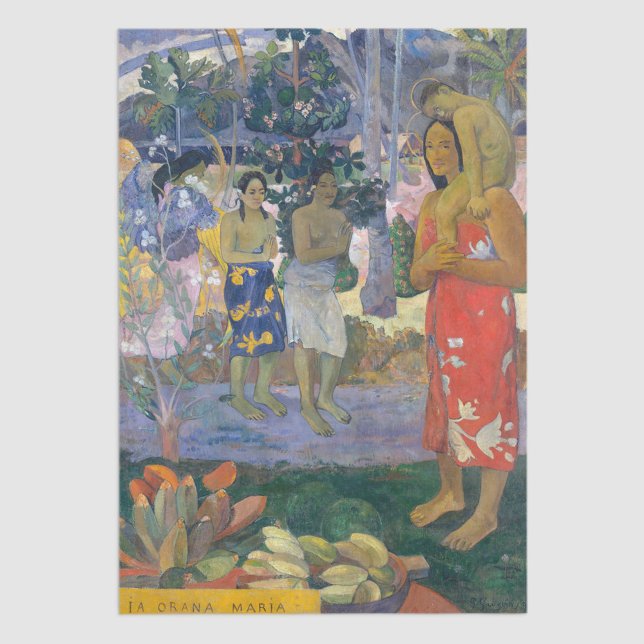 Paul Gauguin - Hail Mary / Ia Orana Maria Tissue Paper (Creator Uploaded)