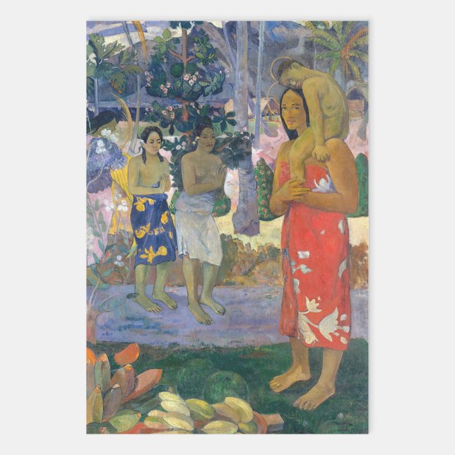 Paul Gauguin - Hail Mary / Ia Orana Maria Wrapping Paper Sheet (Creator Uploaded)