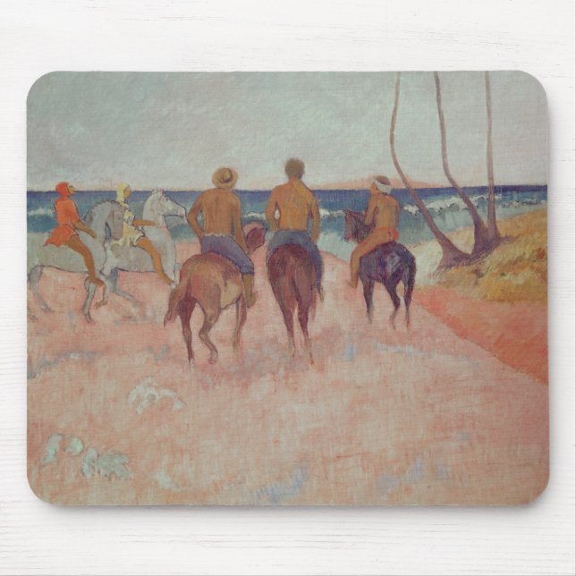 Paul Gauguin | Horseman on the Beach  1902 Mouse Mat (Front)