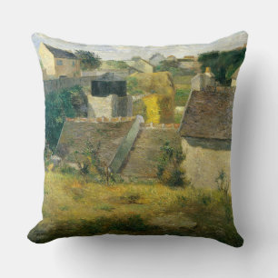 Paul Gauguin Houses at Vaugirard  Cushion