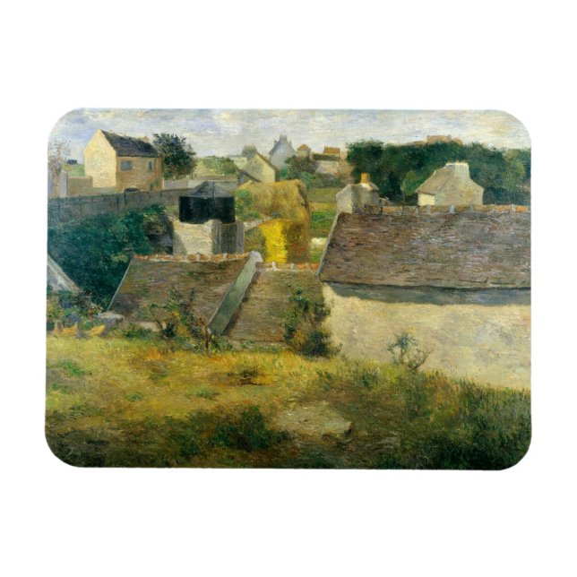 Paul Gauguin Houses at Vaugirard  Magnet (Horizontal)