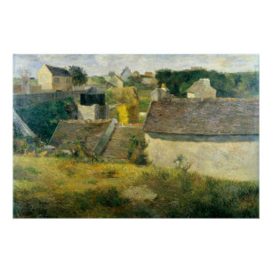 Paul Gauguin Houses at Vaugirard  Poster