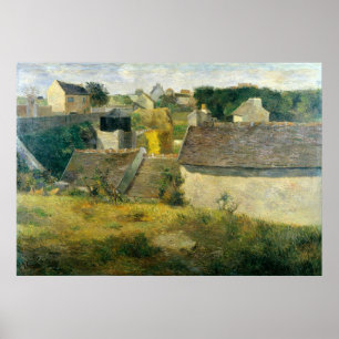 Paul Gauguin Houses at Vaugirard  Poster