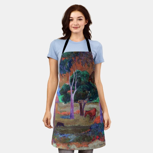 Paul Gauguin - Landscape with a Pig and a Horse Apron (Worn)