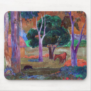 Paul Gauguin - Landscape with a Pig and a Horse Mouse Mat