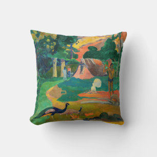 Paul Gauguin - Landscape with Peacocks / Matamoe Cushion